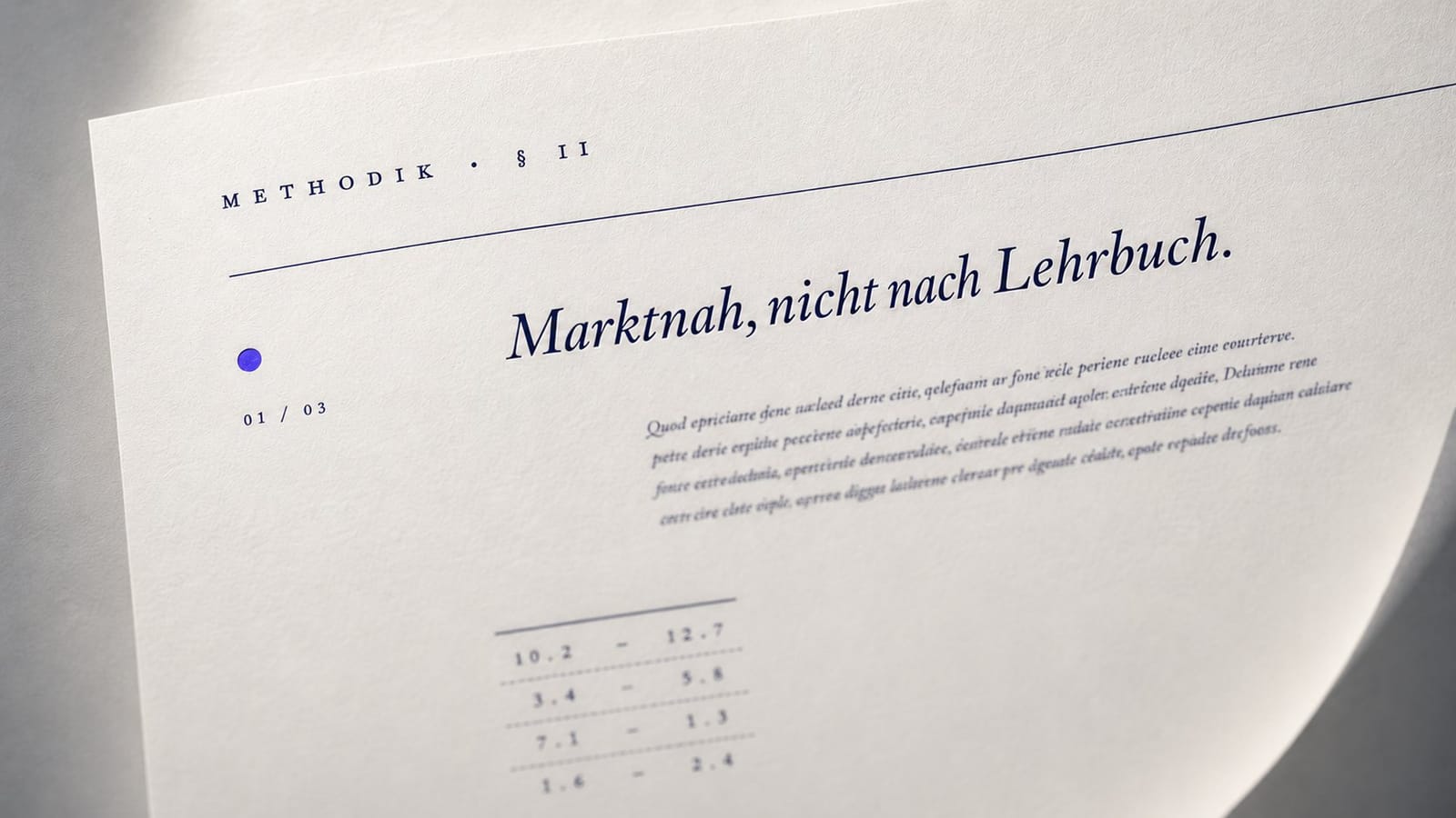 Editorial-Detail eines Bewertungsberichts